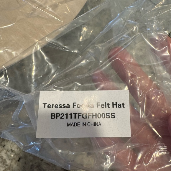 TERESSA FOGLIA Curateur Lynn Rachel Zoe Fedora Vegan Suede Boho Rancher Felt Hat - Picture 9 of 9